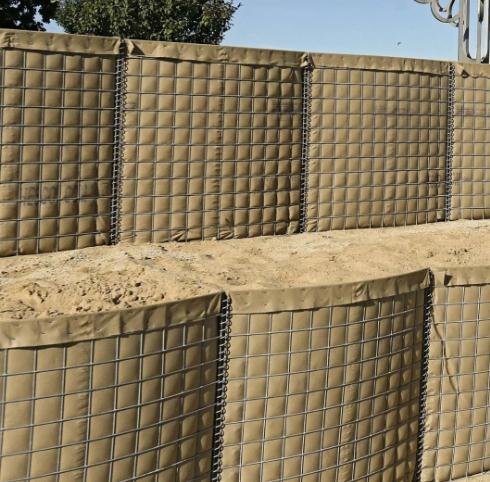 Hesco barrier bag for flood control and temporary perimeter protection