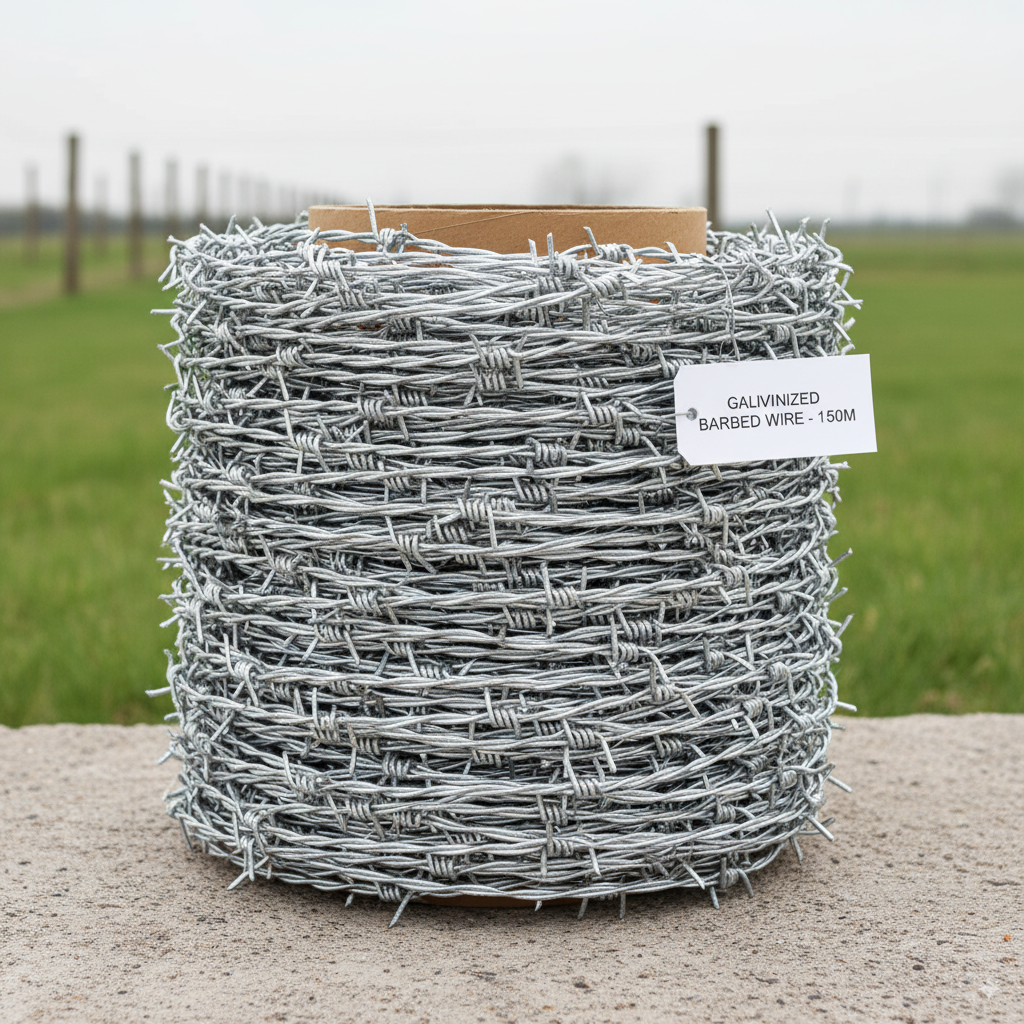 Barbed wire for farms, plots and boundary walls in Pakistan