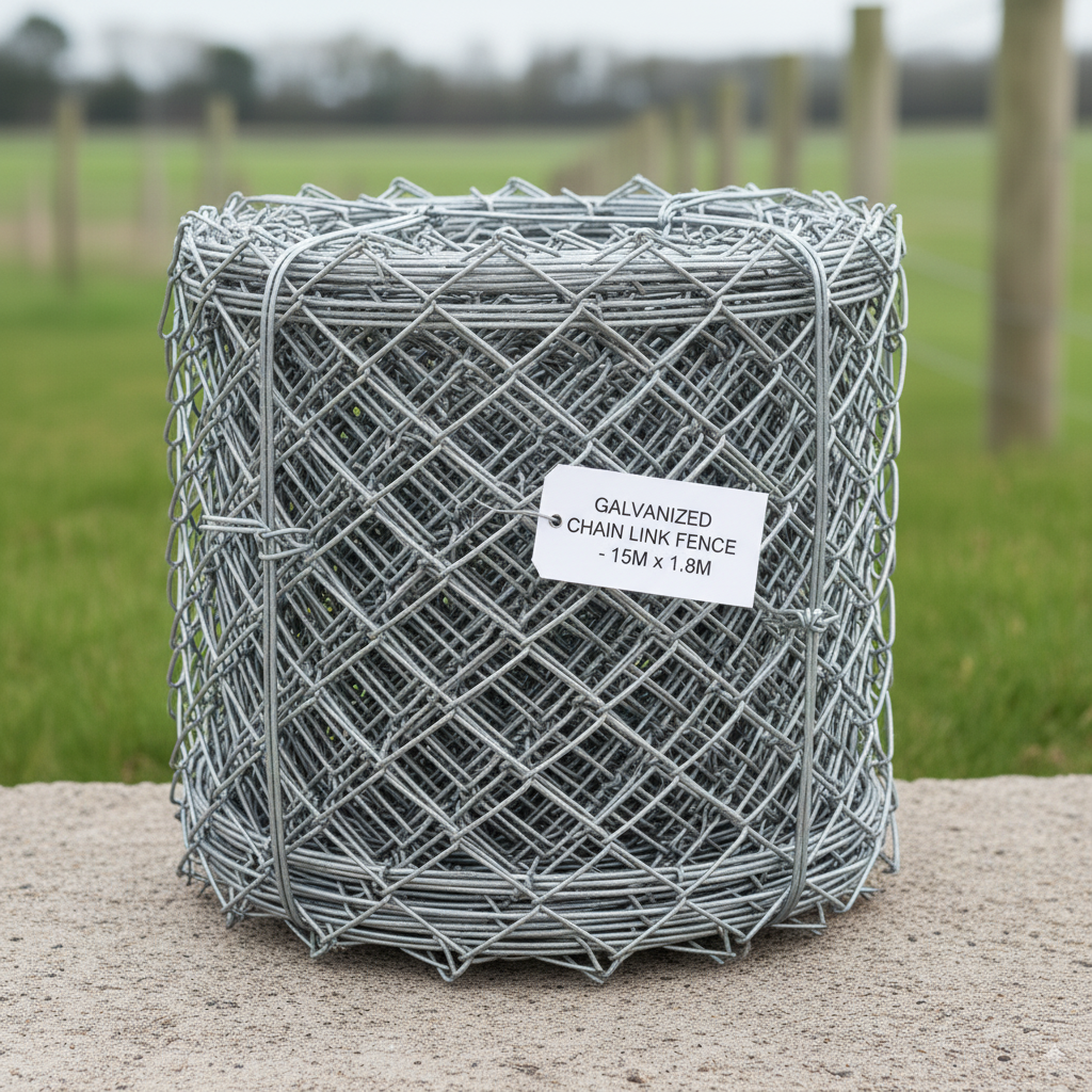 Chain link fence supply and installation for homes, farms and commercial sites