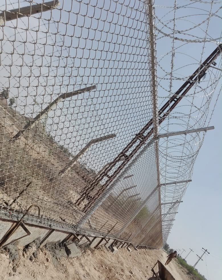 Commercial gate and perimeter security fencing supporting photo
