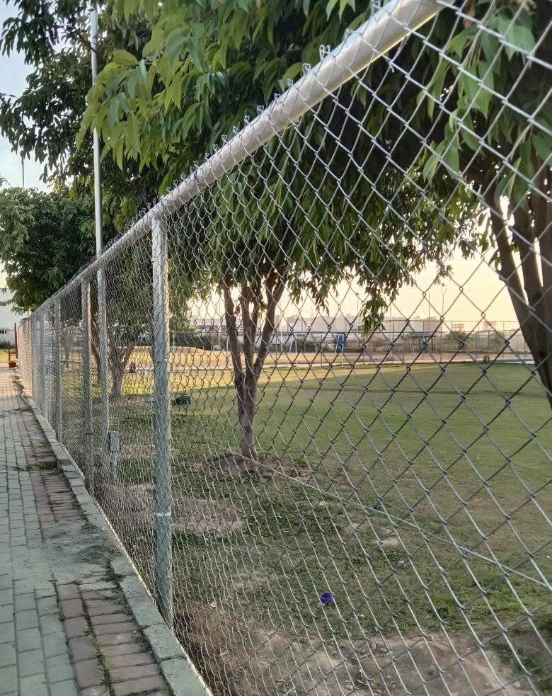 IST Islamabad institutional chain link fencing supporting photo