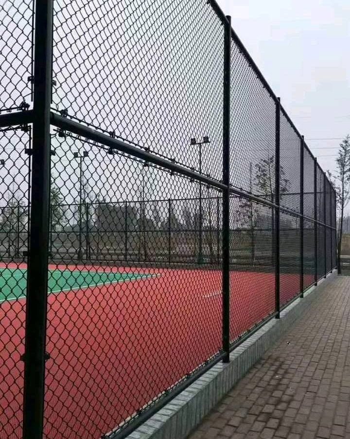 School and sports ground fencing supporting photo