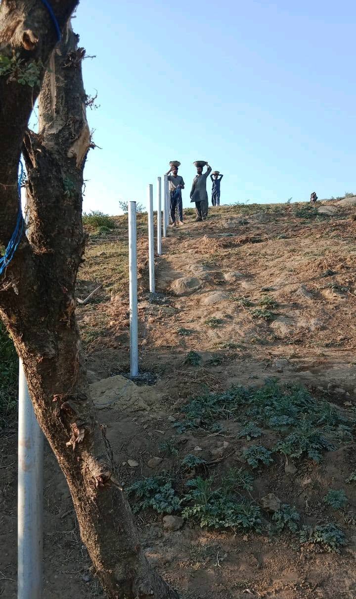 Kahuta farmhouse fencing project main project photo